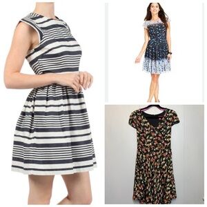 3 Betsey Johnson fit and flare dresses